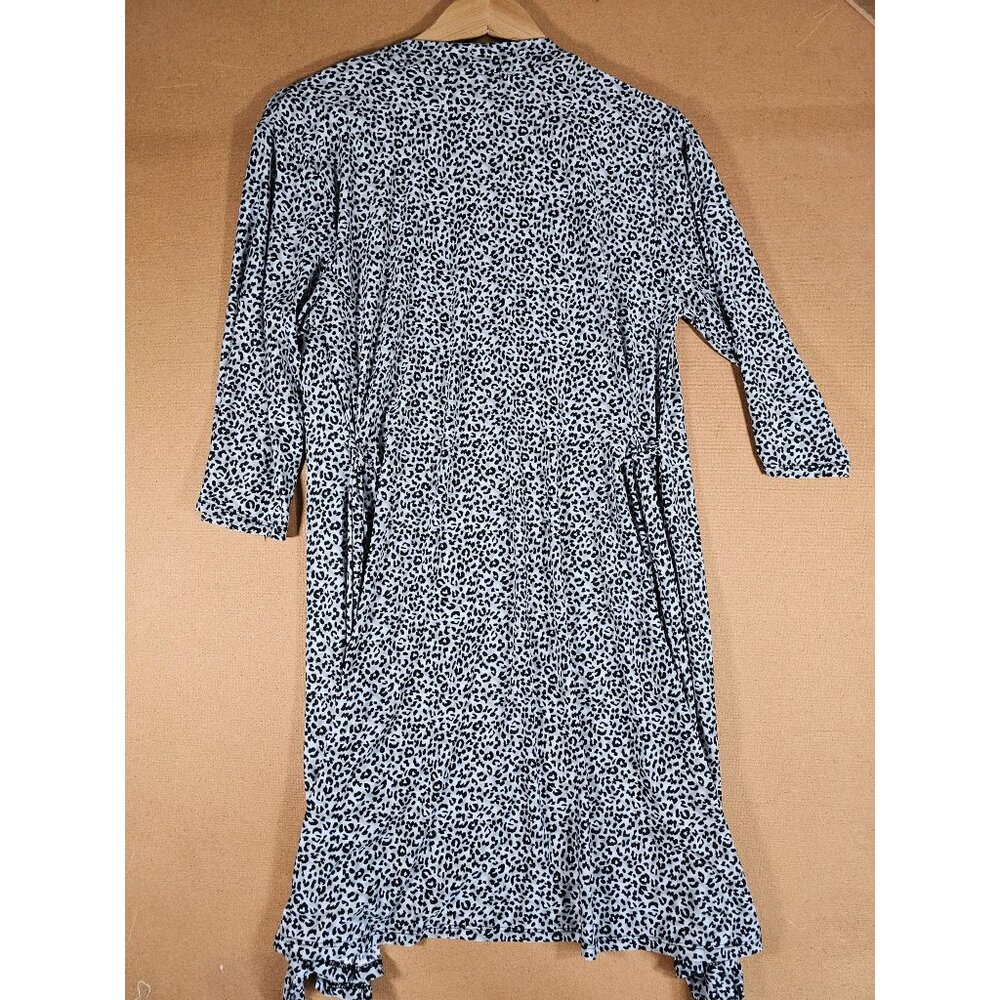 Rene Rofe Sleepwear Women Robe Size S/P Leopard Print - Picture 3 of 8